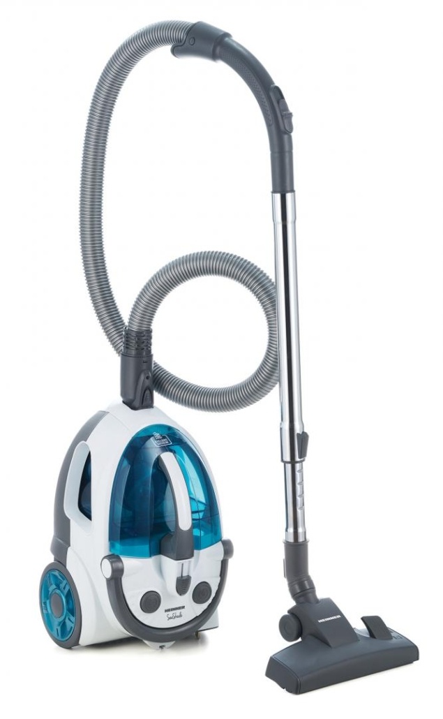 Aspirator fara sac Heinner SeaShade HVC-V800WBL, 800W, putere absorbtie: >170W, 2L, tija telescopica din metal, accesorii 2 in 1, perie canapea,