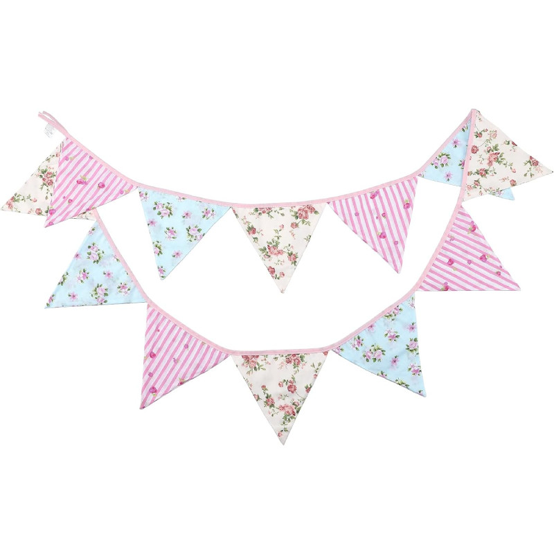 Banner pentru petrecere jijAcraft, bumbac, multicolor, 3,3 m