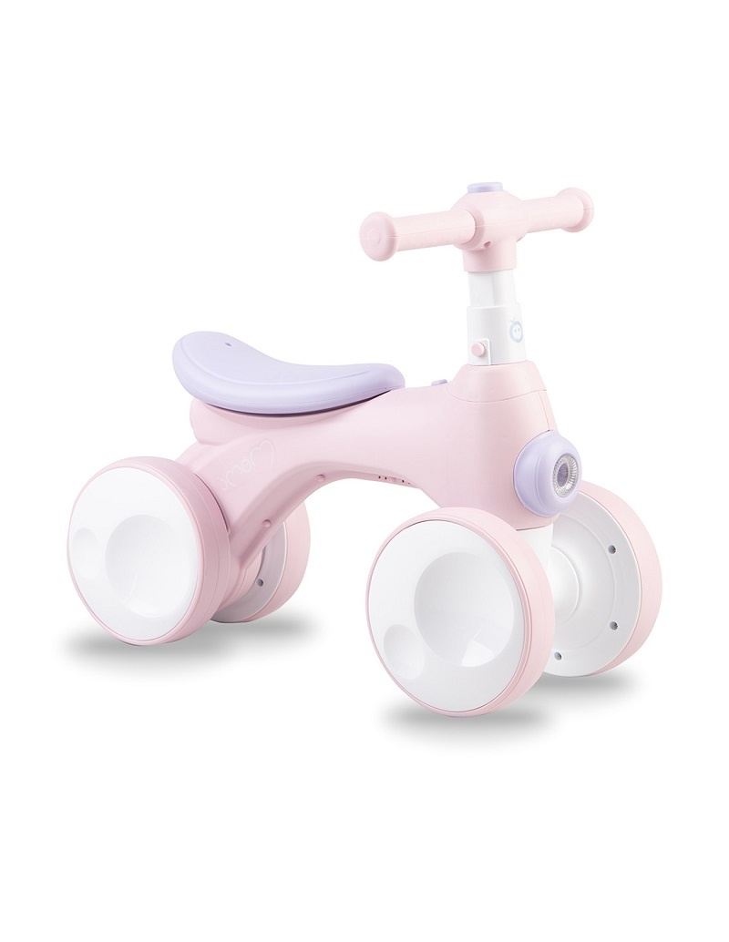 Bicicleta cu lumini, sunet si difuzor de balonase, Momi Tobis - Pink, 2+ ani