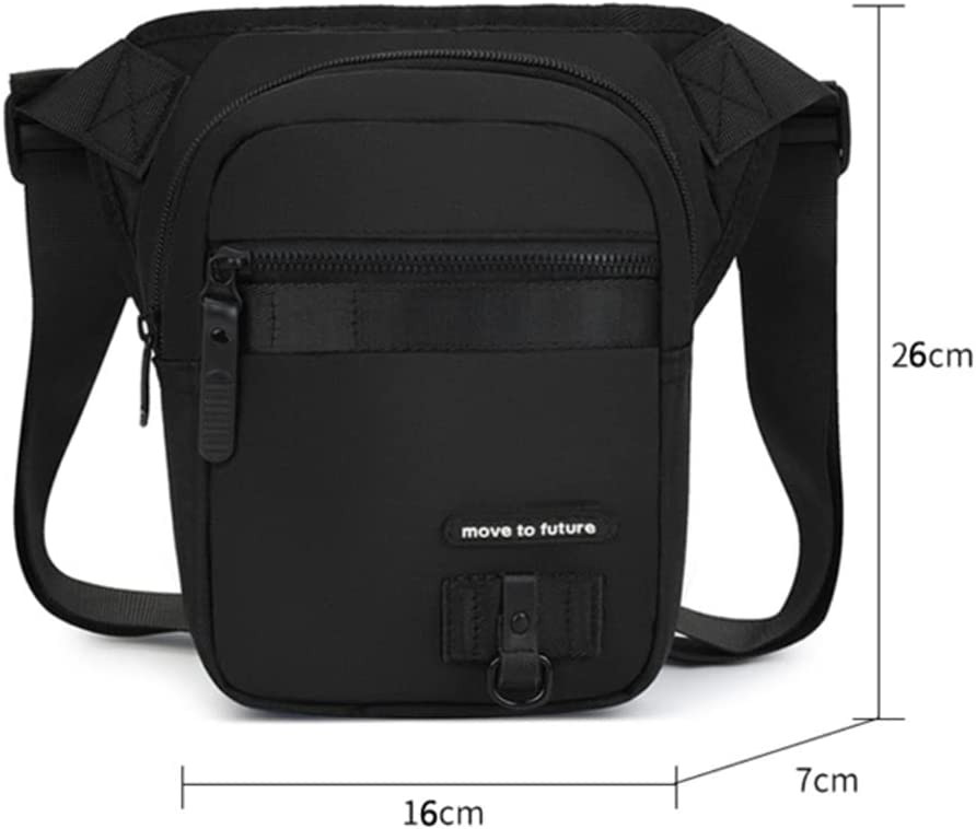 Poze Borseta Gutriff, panza Oxford, negru, 16 x 7 x 26 cm