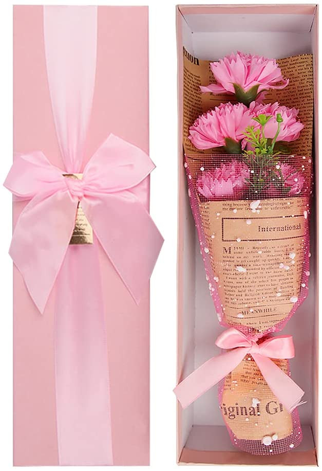 Buchet de flori artificiale ZoneYan, roz, sapun, 33 x 8 x 5 cm artificiale pret redus
