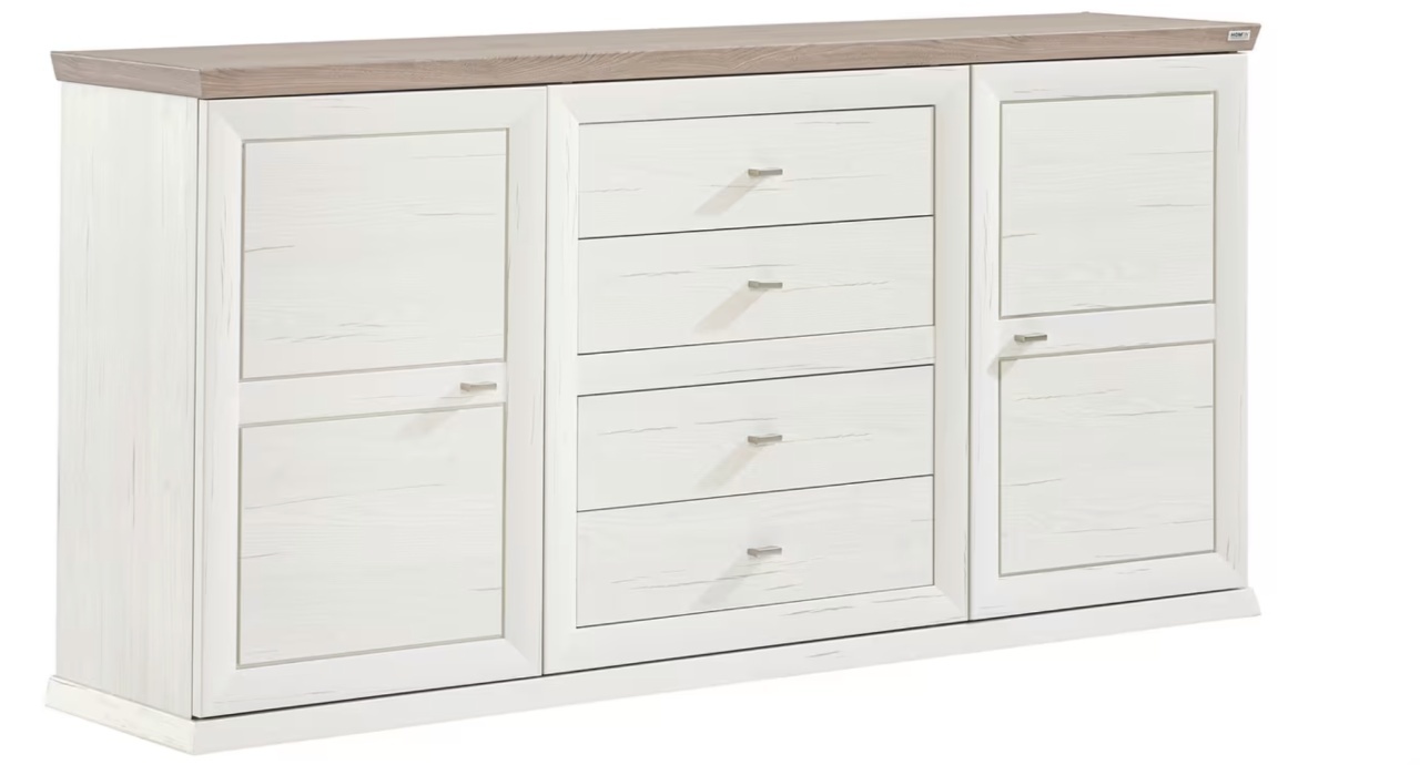 Bufet Home, alb, 180/89/43 cm