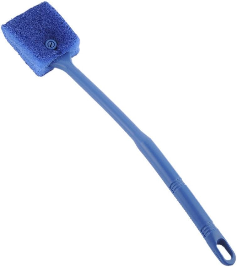 Burete pentru curatare acvariu Digiflex, plastic/textil, albastru, 30 cm