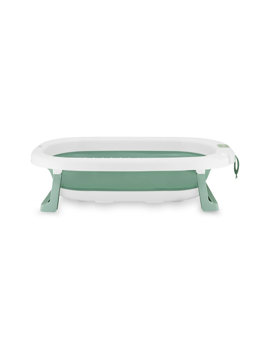 Cadita pliabila cu dop de scurgere, 0 Luni+, Momi Nata – Green