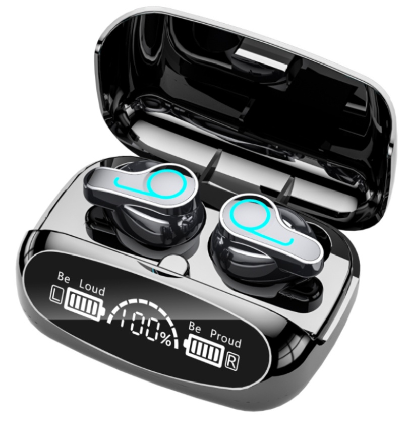 Casti Audio Wireless fara fir, Bluetooth 5.1, tip Earbuds cu Control Touch, Microfon, Noise Cancelling, True Wireless Stereo, tip Earpods Telefon,