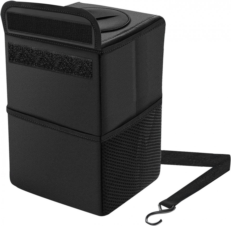 Cos de gunoi auto ACONDE, tesatura Oxford, negru, 21 x 15,5 x 15 cm Echipamente Auto 2023-09-28