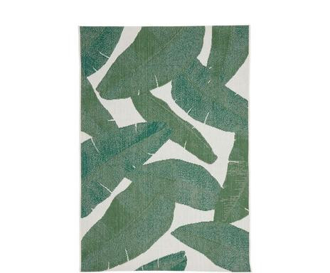 Covor JIANGSU, polipropilena, alb/verde, 120 x 170 cm 120
