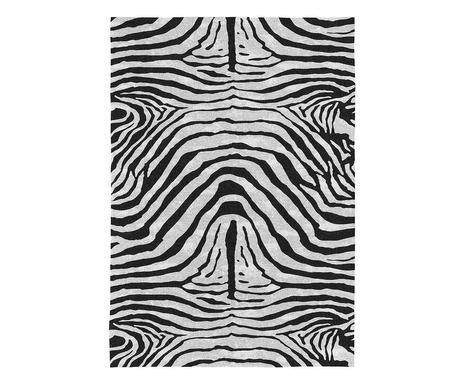 Covor Yaunde, textil, alb/negru, 120 x 170 cm