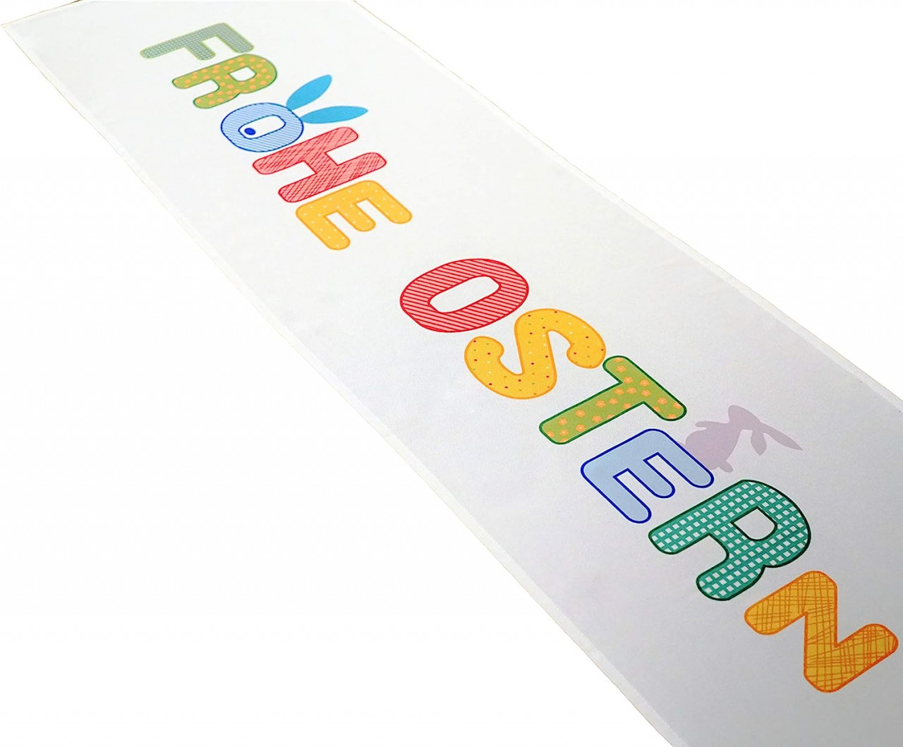 Fata de masa cu model de Paste Khevga, poliester, multicolor, 40 x 140 cm