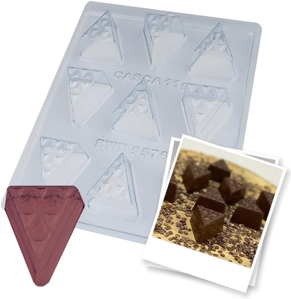 Poze Forma pentru ciocolata BWB 9576, silicon/plastic, transparent, 18,5 x 24 cm