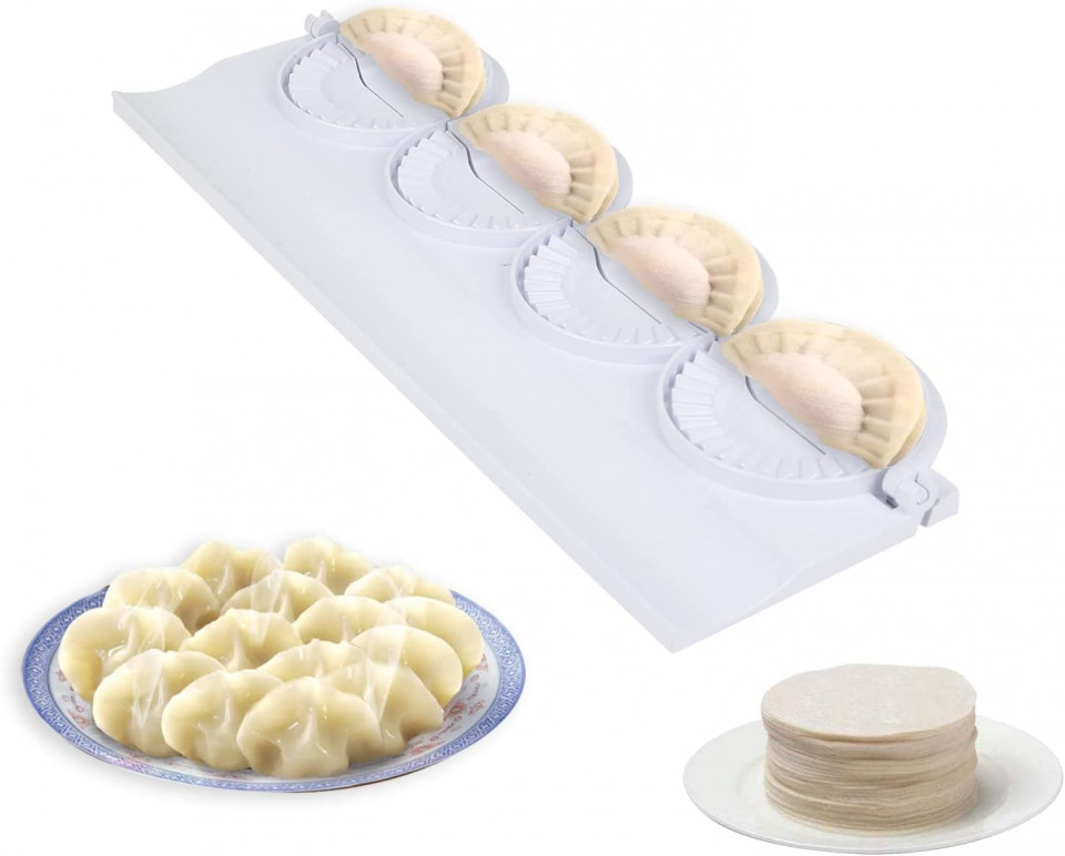 Forma pentru ravioli ConBlom, plastic, alb