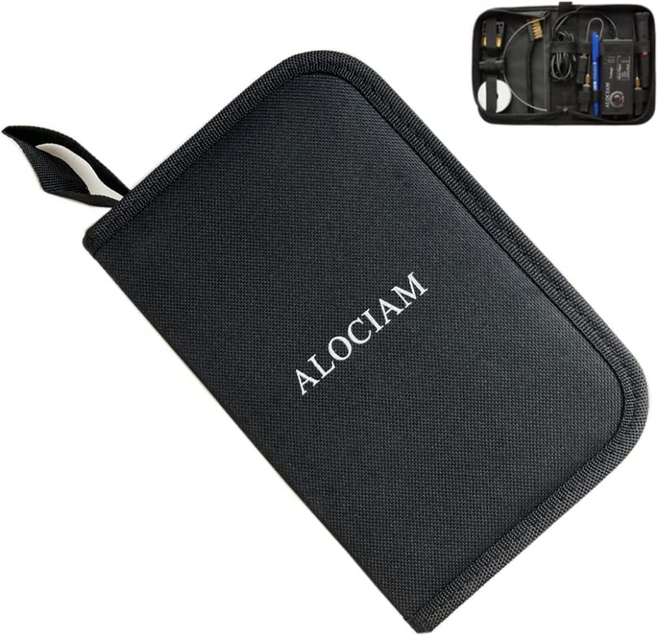 Geanta pentru depozitare ALOCIAM, tesatura Oxford, negru, 27 x 13,6 x 6,6 cm