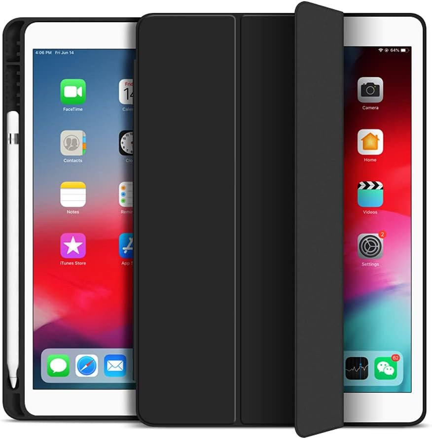 Husa de protectie pentru pentru iPad Air VAGHVEO, TPU, negru, 10,9 inchi