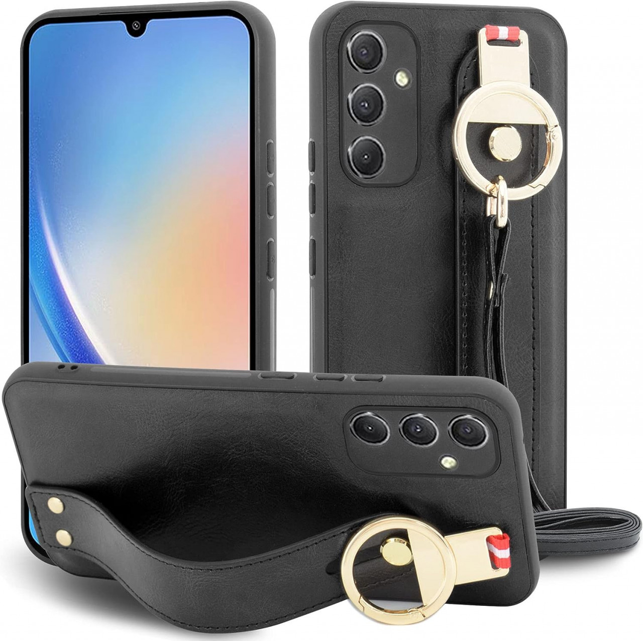 Husa de protectie pentru Samsung Galaxy A34 5G, MAMA MOUTH, silicon/TPU, negru, 6,6 inchi