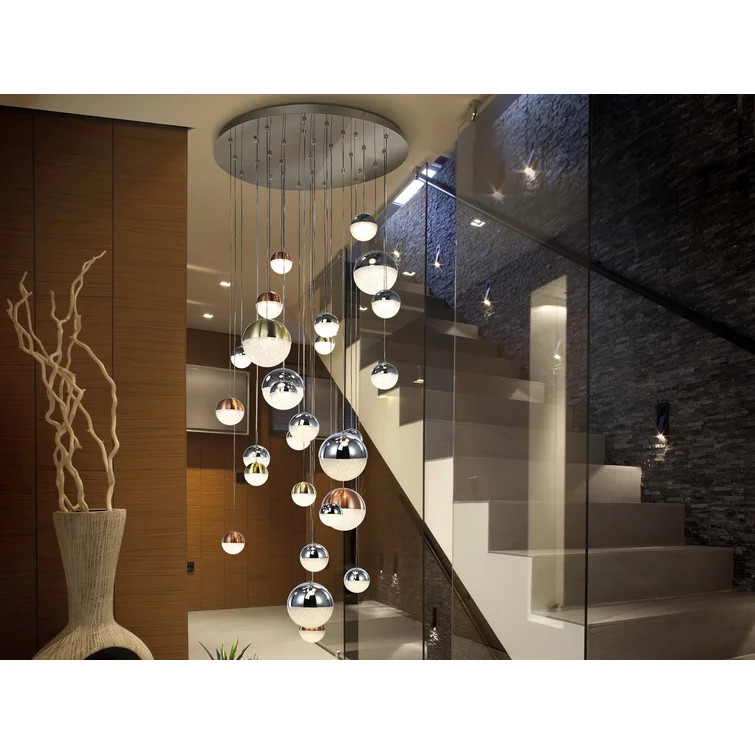 Lustra tip pendul LED Avocet, 150x 83x 83 cm ,27 lumini
