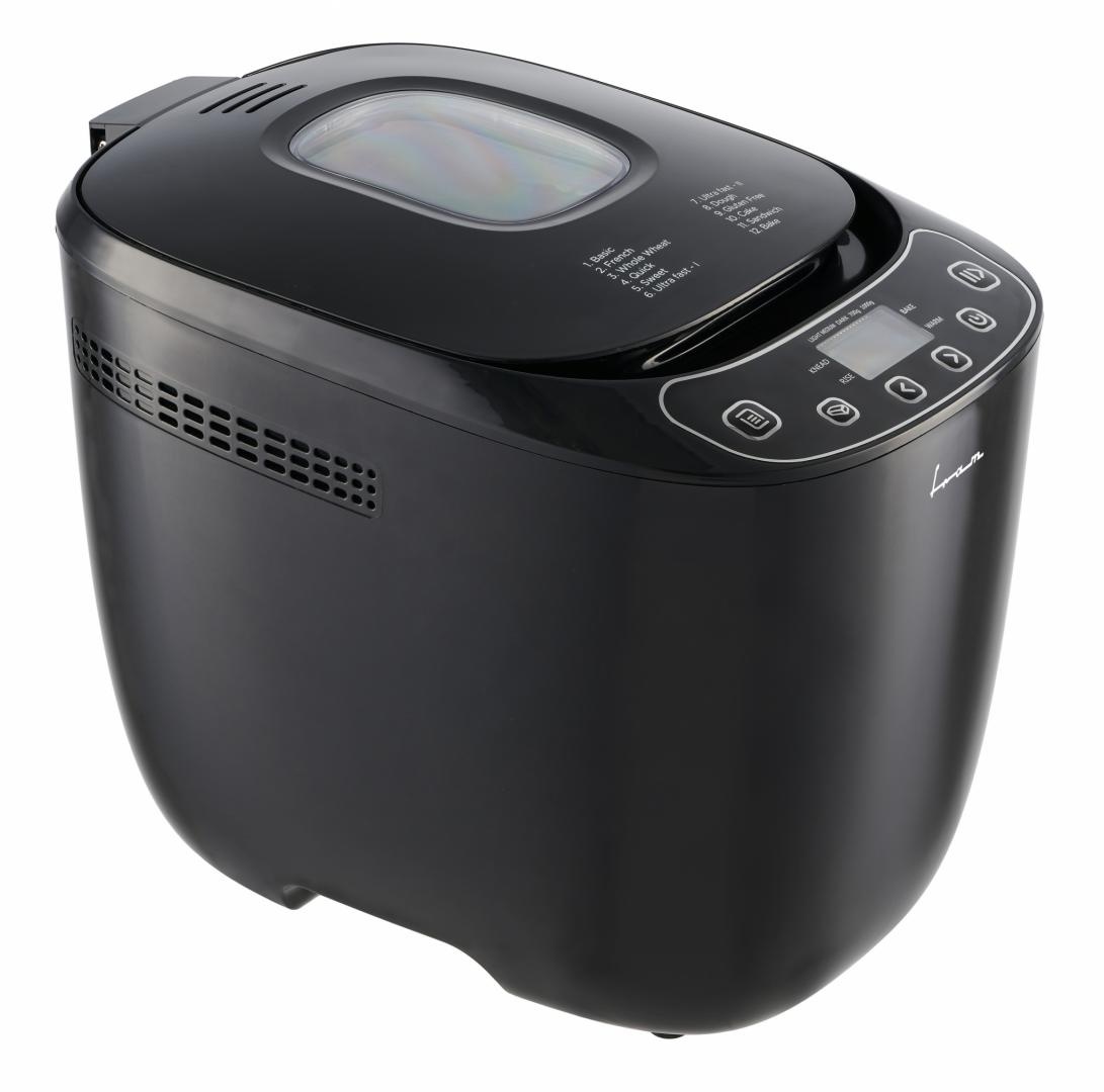 MASINA DE FACUT PAINE FRAM FBM-900BK, 550W, Capacitate 700-1000g, 12 programe, Functie mentinere la cald 30 min, Negru