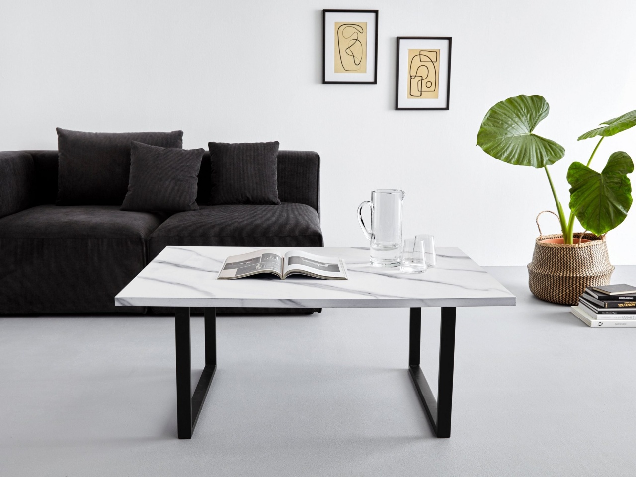 Masuta de cafea Madox, MDF, 110 cm