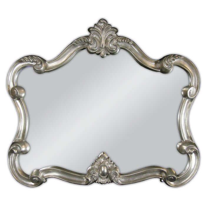 Oglindă de perete Clintonville, metal, argintie, 92 x 109 cm 109