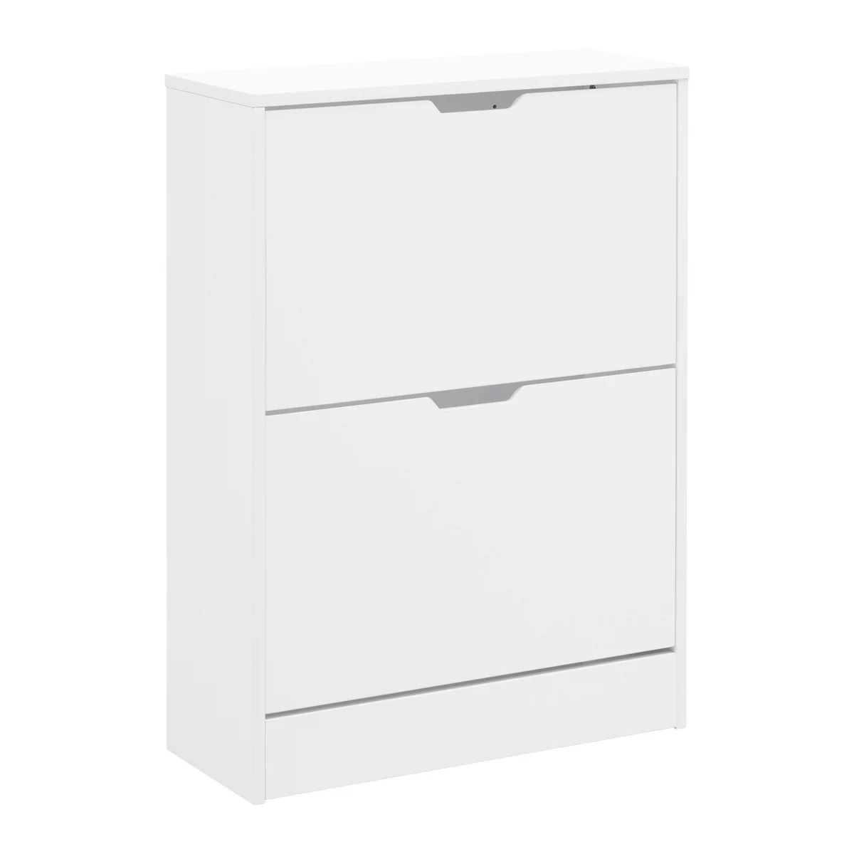 Pantofar Rudi, alb, 2 sertare, 60/83/24 cm