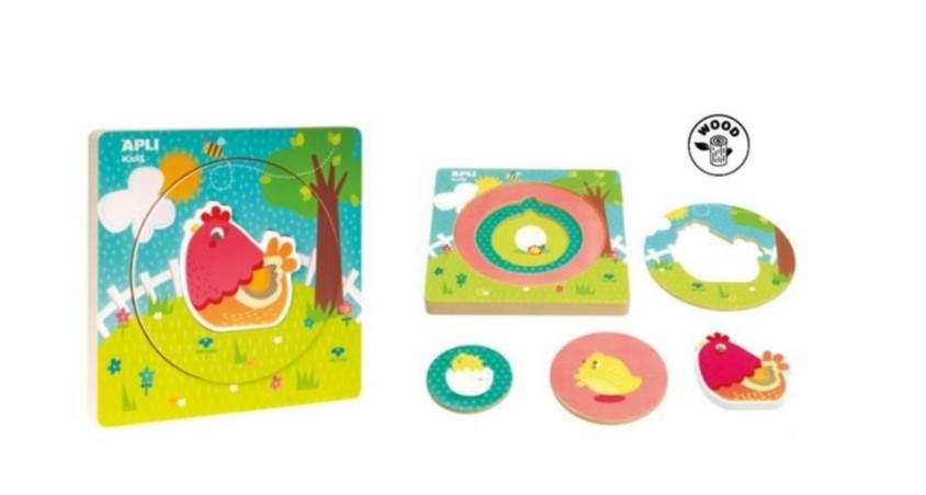 Puzzle APLI - gaina in straturi
