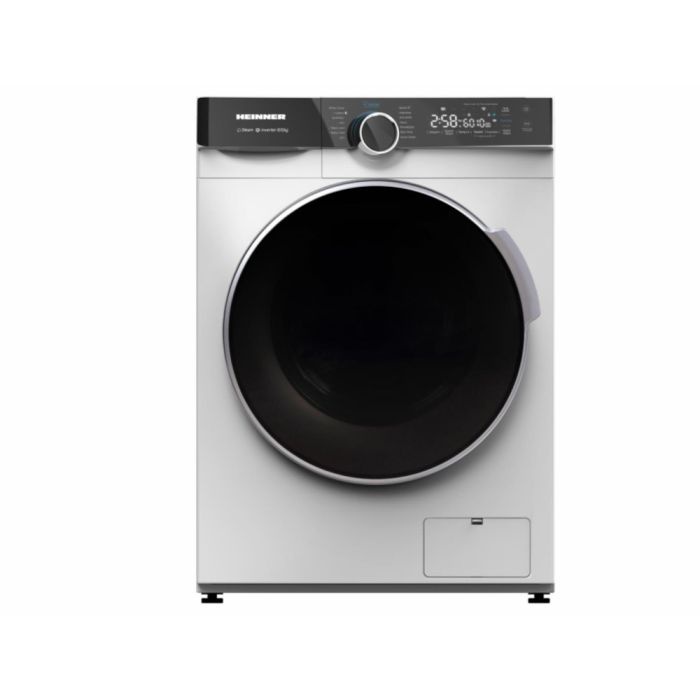 Resigilat (ca nou) - Masina de spalat rufe slim cu uscator Heinner HWDM-M814IVKA, 1400 RPM, 8 kg spalare, 6 kg uscare, Motor Inverter, Clasa A, Alb,