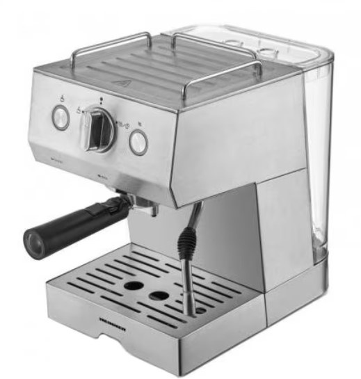 RESIGILAT - ESPRESOR HEINNER HEM-1140SS, 20 bar, Putere 1140 W, Capacitate1.5 L, Filtru dublu din inox, Inox
