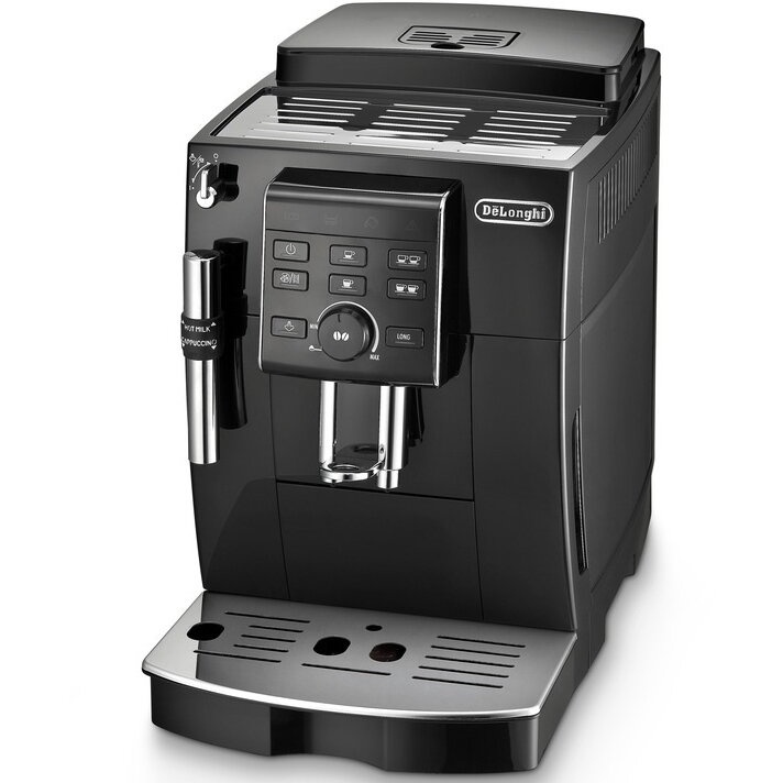RESIGILAT Espressor automat De’Longhi ECAM 23.120.B, Sistem manual de spumare, Rasnita cu 13 setari, 15 bari, 1450 W, 1.8 l, Negru