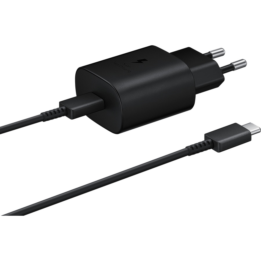 RESIGILAT Incarcator Samsung Super Fast Charging (Max. 25W), C to C Cable, Negru