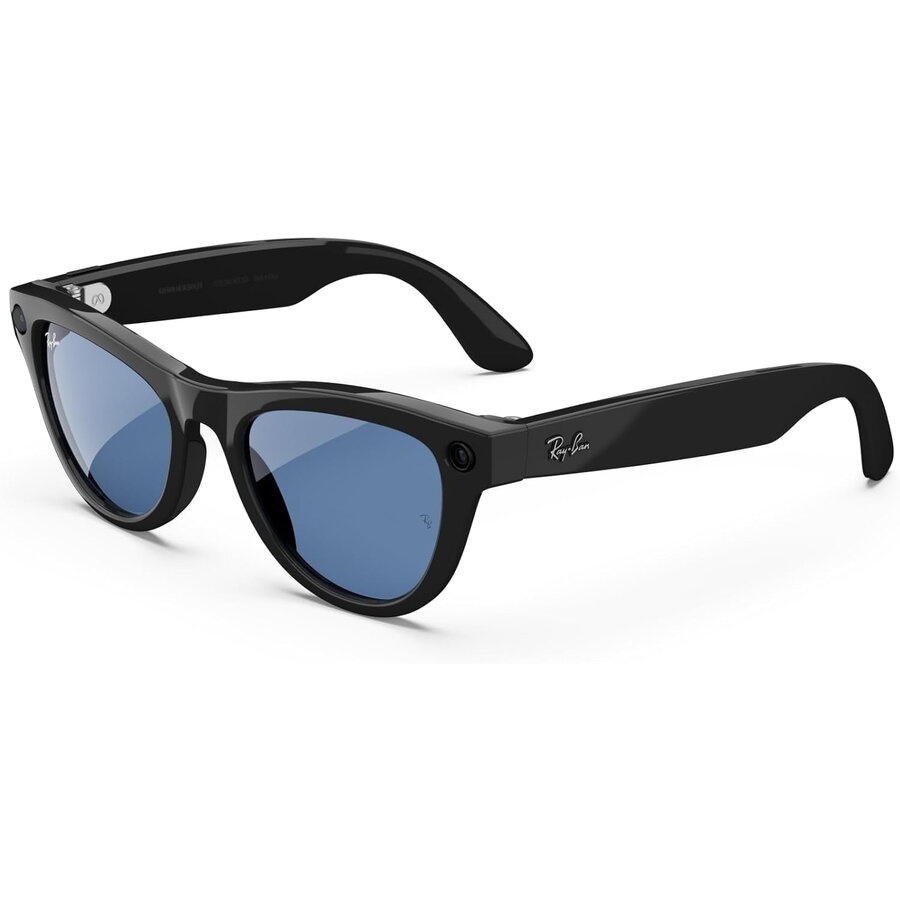 RESIGILAT Ochelari Smart Ray-Ban Meta SKYLER, Marime M, Negru, 32 GB stocare, Camera Foto 12mp, 5 microfoane, difuzoare, Wifi 6, Meta AI, Standard,