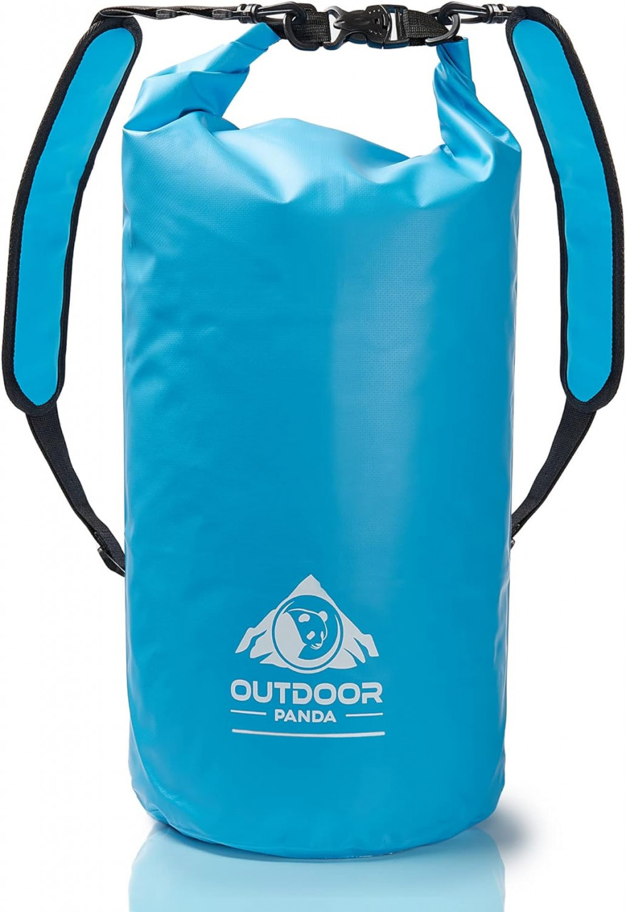 Rucsac impermeabil Panda, poliester/PVC, albastru, 2 L, 28 x 12 x 12 cm