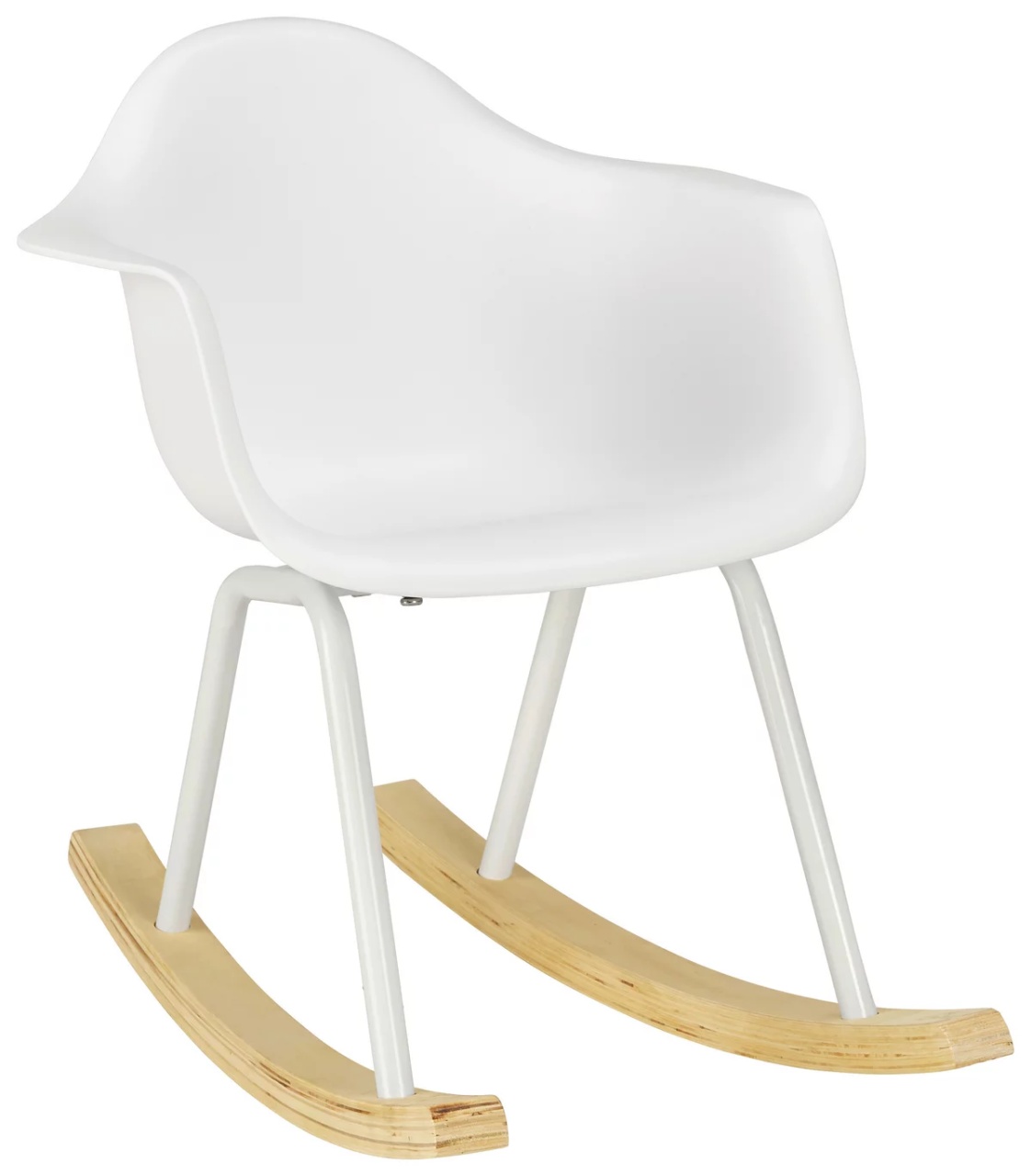 Scaun & balansoar Bobby , din plastic alb, 41,5/60/54 cm