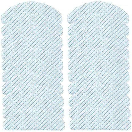 Set 50 lavete de unica folosinta pentru aspiratorul Deebot Ozmo T8 Aivi T8 MAX Typecat, textil, albastru deschis, 24,5 x 10 cm