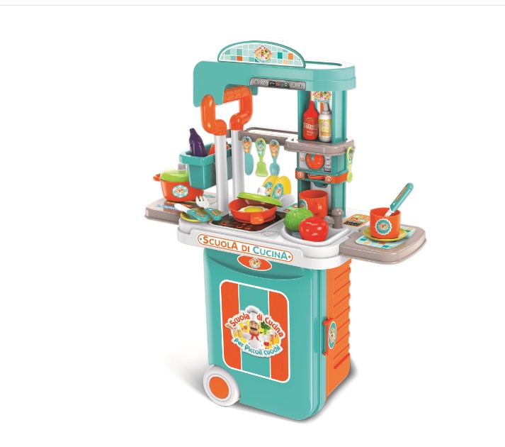 Set bucatarie intr-o valiza, cu sunete si lumini RS Toys