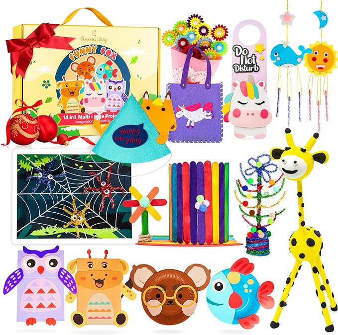 Set creatie Eleanore\'s Diary pentru copii, 14 piese, multicolor, 35 x 38 x 13 cm
