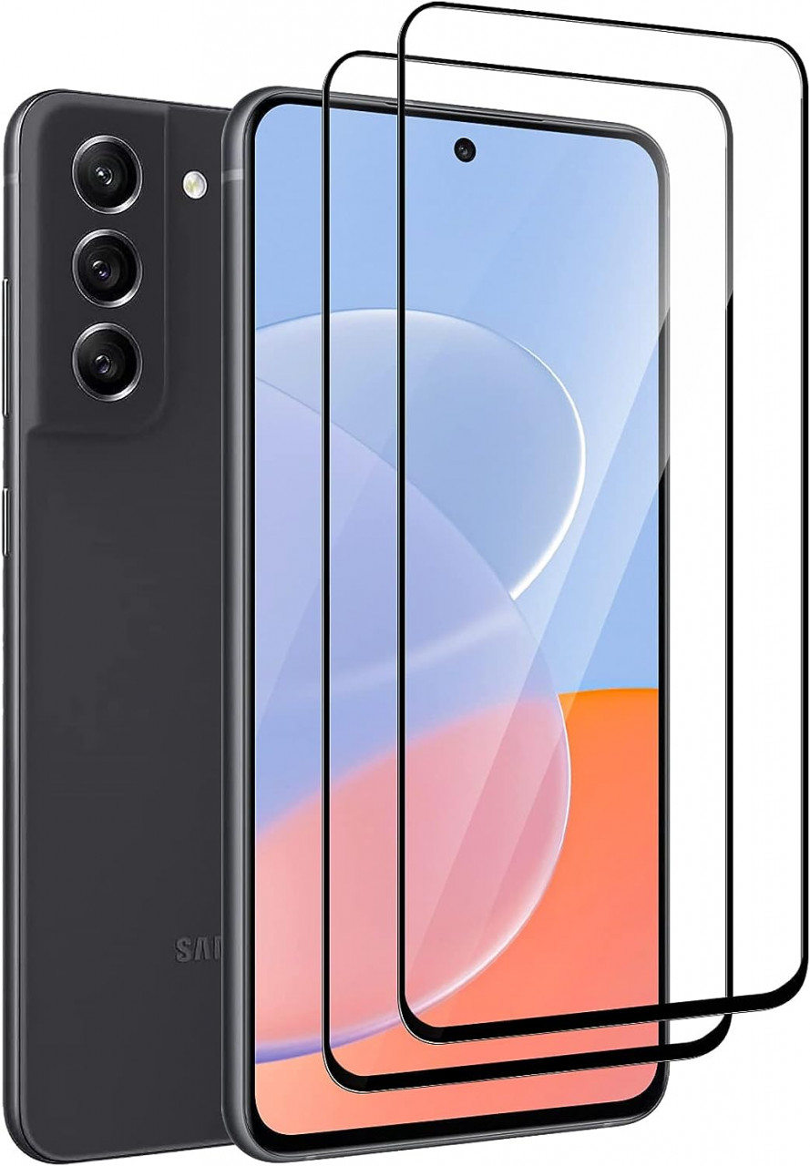 Set de 2 folii de protectie ecran pentru Samsung Galaxy S21 FE WINCHEO, sticla securizata, transparent, 6,5 inchi