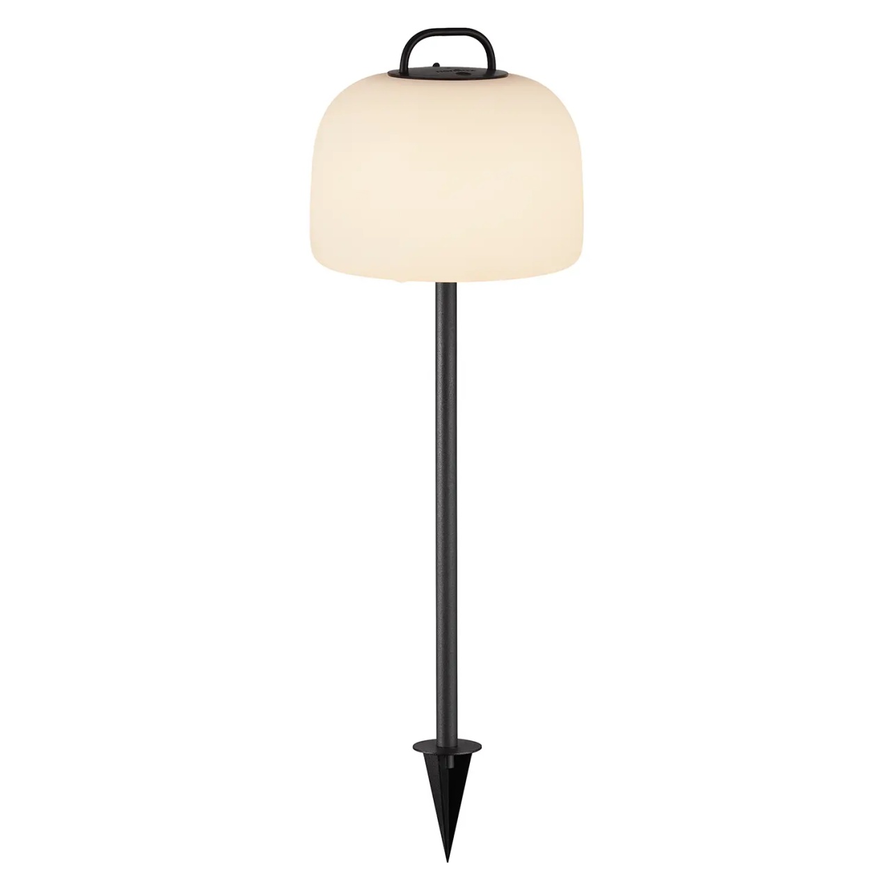 Set de 2 lampi pentru gradina Nordlux, LED, PVC/metal/plastic, alb/negru, 22 x 73 x 22 cm
