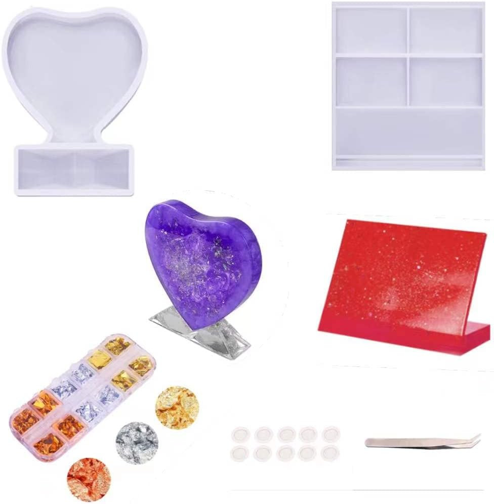 Set de 2 matrite pentru decoratiuni NIANGAO, silicon, alb