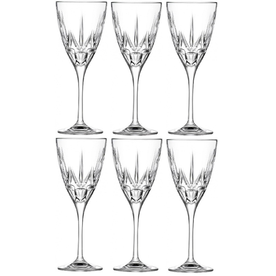 Set de 6 pahare Luxion, cristal, transparent, 9 x 22 cm, 360 ml chilipirul-zilei.ro imagine noua elgreco.ro