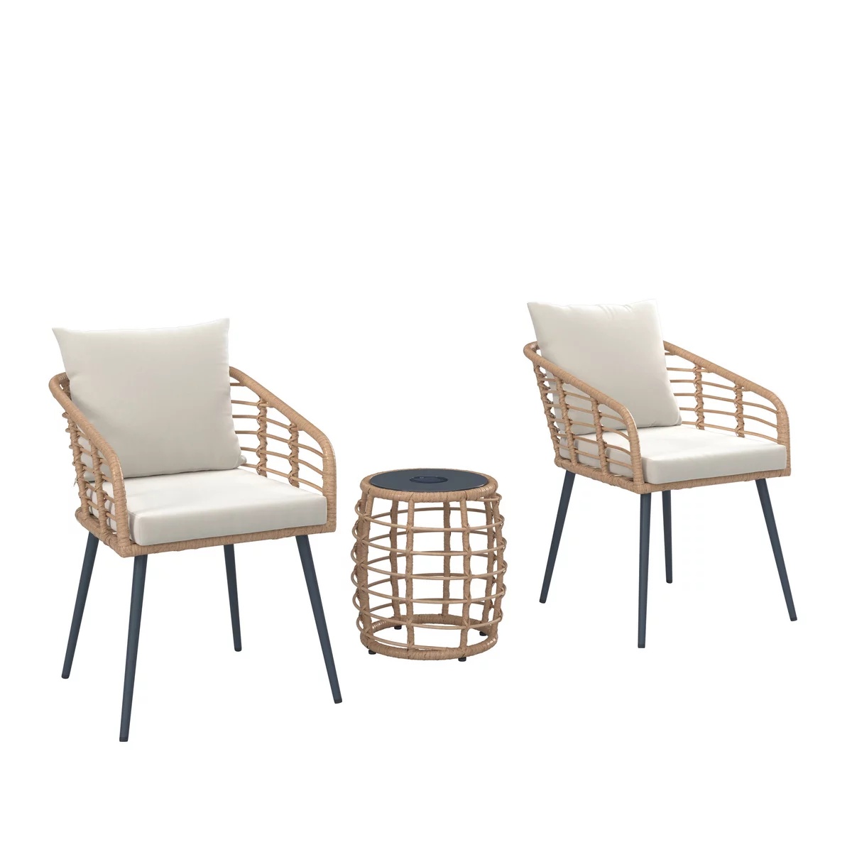 Set de balcon Leni 1, format din 2 scaune + masuta