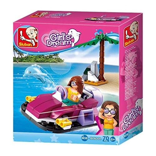 Set de constructie Sluban -ATV (Quad Bike), Multicolor-70 piese