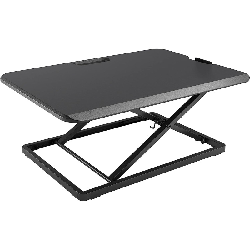 Suport reglabil pe inaltime pentru laptop Bontec, metal/lemn, negru, 67D x 47W x 40.2H 40.2H