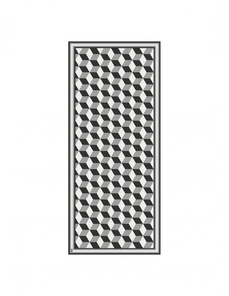Traversa Abaigail, alb/negru, 78 x 180 cm chilipirul-zilei.ro imagine 2022