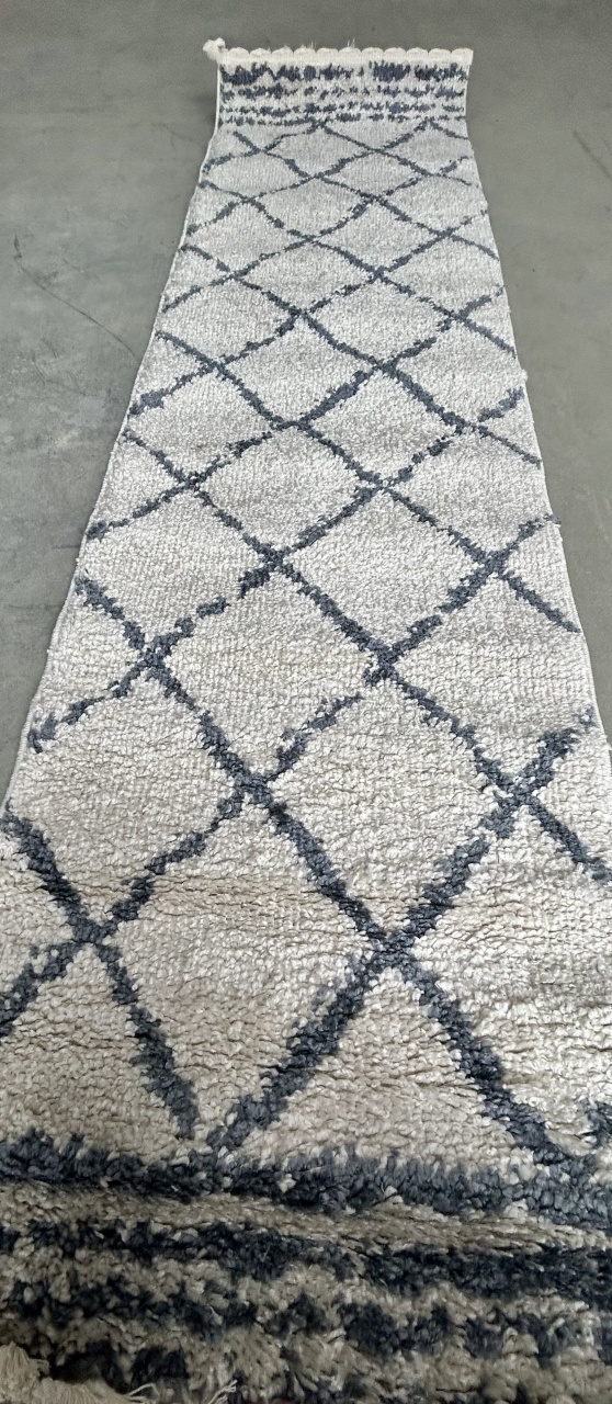 Traversa CosmoLiving Cosmopolitan, textil, crem, 60 x 244 cm