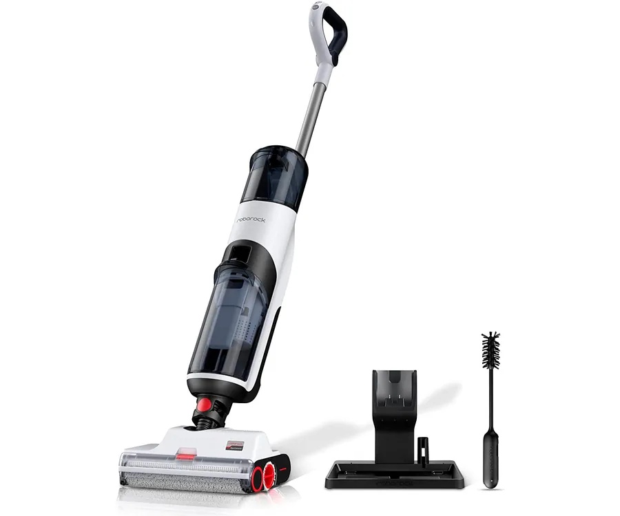 Aspirator vertical Roborock Dyad, mop de spalare, rezervor de apa detasabil, perie cu rola dubla, auto-curatare, Putere de aspiratie 13000pa, 260W