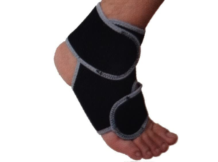 Bandaj pentru glezna, neopren, gri/negru
