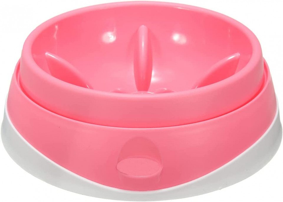 Bol pentru caini/pisici PETEMPO, cauciuc, roz, 16 cm Accesorii pentru casă 2023-09-26