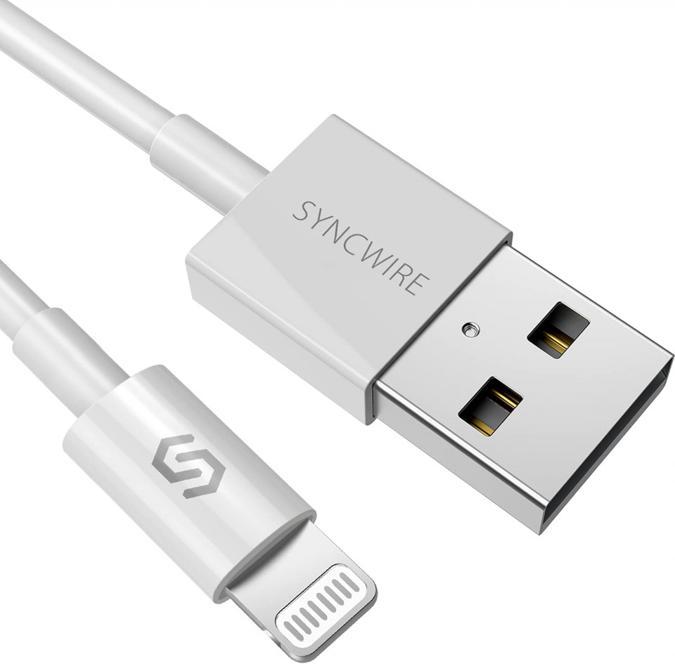 Cablu de incarcare rapida Syncwire, compatibil iPhone 12 PRO Max 11 PRO Max SE XS Max XR X 8 7 6 Plus, iPad și altele, 2m Accesorii