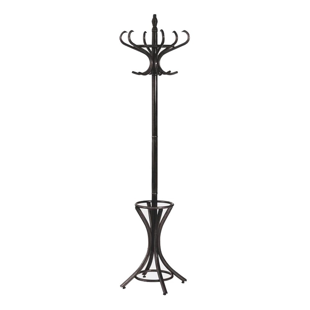 Cuier pom lemn curbat, 12 agatatori HM W30, wenge