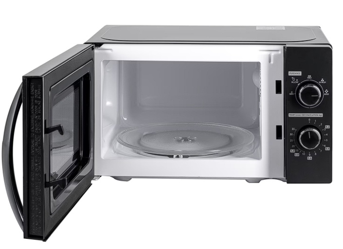 Cuptor cu microunde Toshiba MW-MM20PBK, 20 l, 800 W, Timer, Control mecanic, Iluminare LED, Negru, Resigilat, Grad A