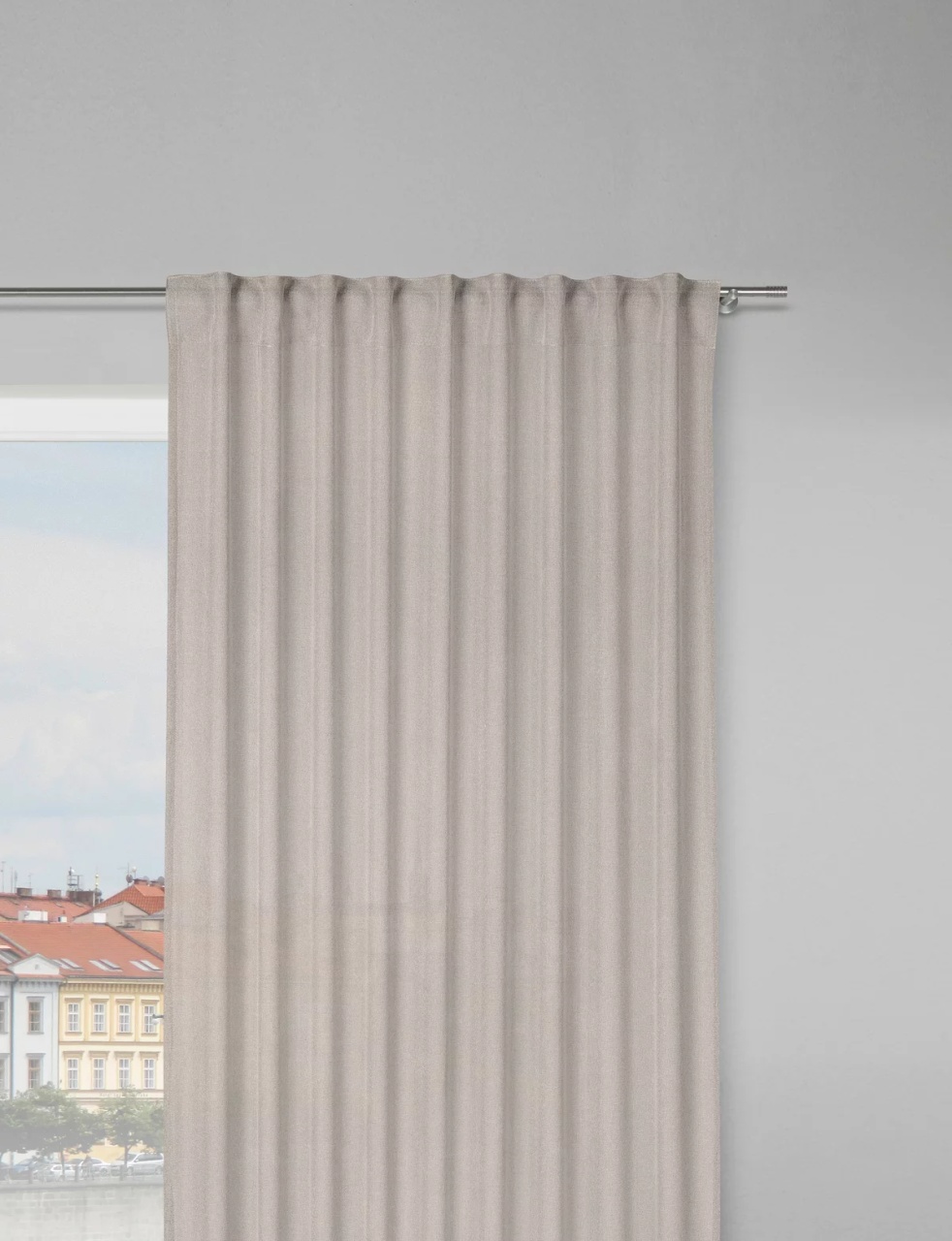 Draperie Ben, 135/245cm, gri inchis